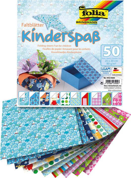 Actual product image Folia Leaflets children's fun (80 g/m², 50 x)