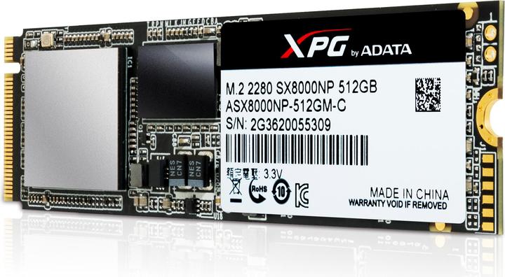 Immagine prodotto Adata Flash SX8000 (512 GB, M.2)