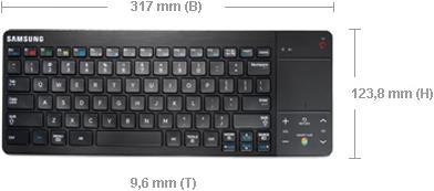 Image du produit Samsung VG-KBD1000/ZG, bluetooth Tastatur, für SmartTV's und Mobilegeräte, DE-Layout