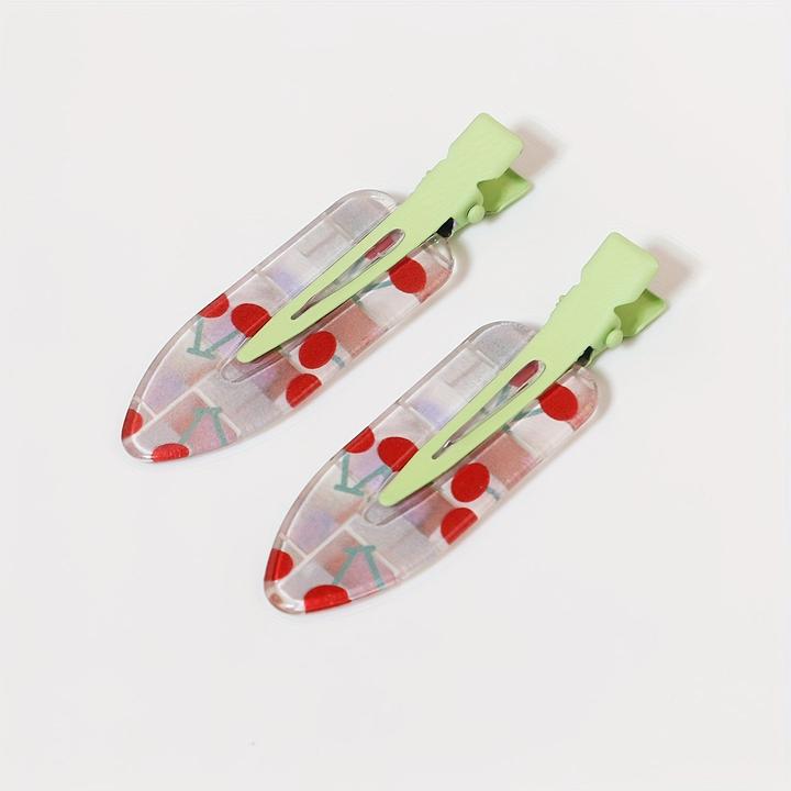 Produktbild Activity Board 2pcs Assorted Cute Hair Clips, Non-Slip Hair Barrettes, Side Bangs Duckbill Clips, Trendy Hair (2 Stk.)