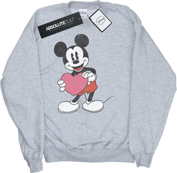 Disney Mickey Mouse Valentine Heart Sweatshirt