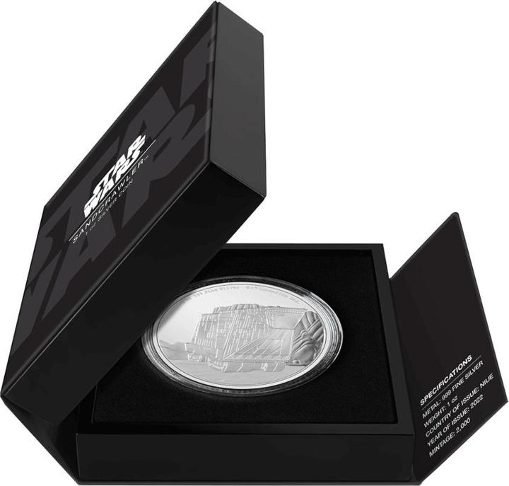 Produktbild New Zealand Mint Silber STAR WARS Sandcrawler 1 oz PP (999, 2022)