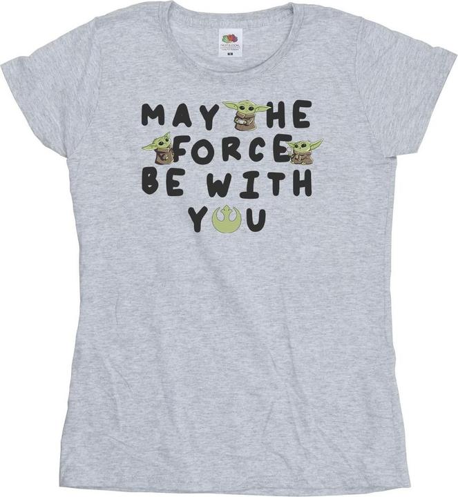 Produktbild Star Wars The Mandalorian Grogu May The Force Be With You TShirt (XL)