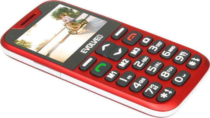 Produktbild Evolveo EasyPhone XD (2.3") Red Senior phone (2.30", 0.30 Mpx, 2G)