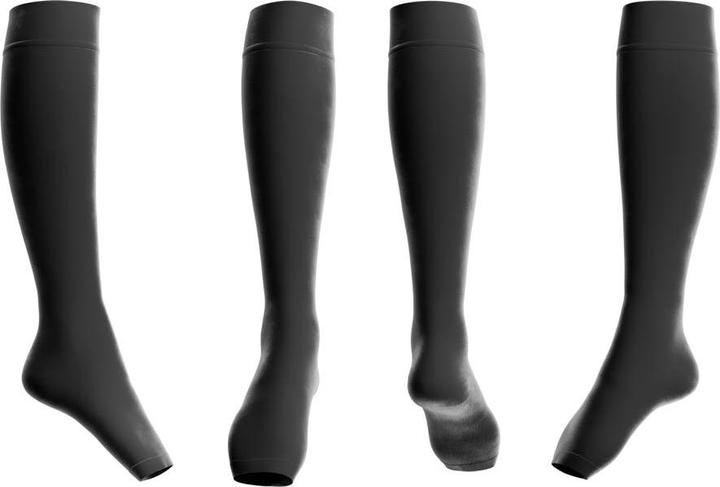 Actual product image Venen Engel Kompressionsstrümpfe Kniestrümpfe Black Beauty 4 (L)