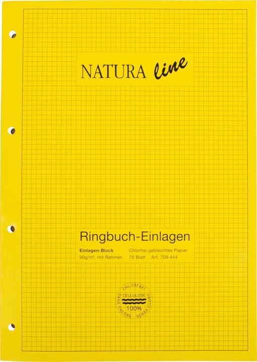 Produktbild Naturaline Ringbuchblock (A4, Kariert, Weicher Einband)
