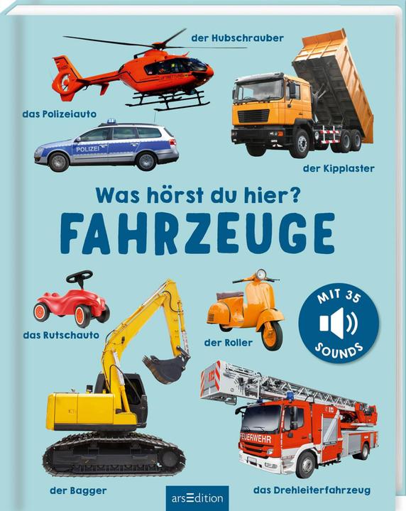 Produktbild Was hörst du hier? - Fahrzeuge (Deutsch, 2020)