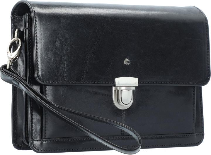 Actual product image Esquire Toscana leather wrist bag 24.5 cm
