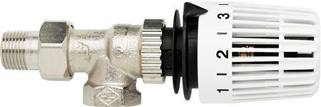 Actual product image Heimeier Return temperature limiter RTL R 1/2, corner, without presetting, RG nickel-plated
