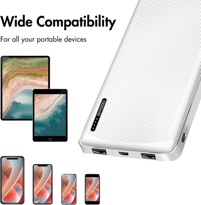 Produktbild LogiLink POWERBANK PA0316, 10.000mAh, 2-fach USB-A Ausgang (10000 mAh, 12 W)