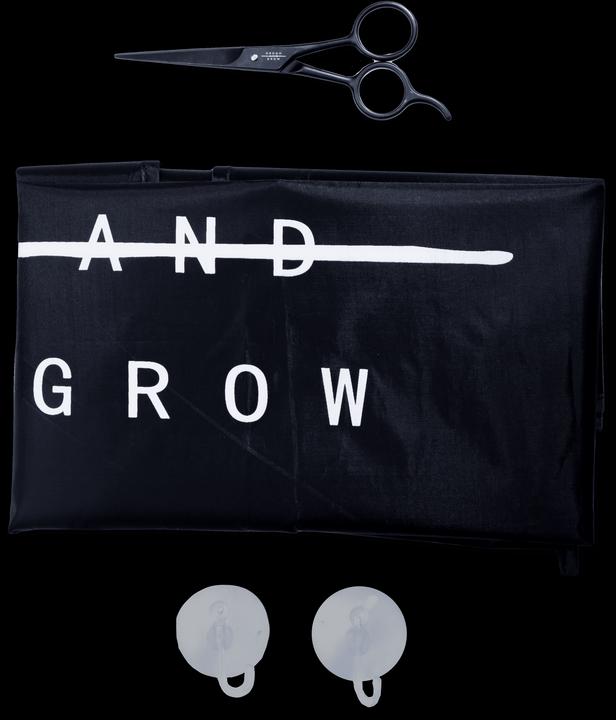 Groom and Grow Barthaar Auffangtuch mit Bartschere