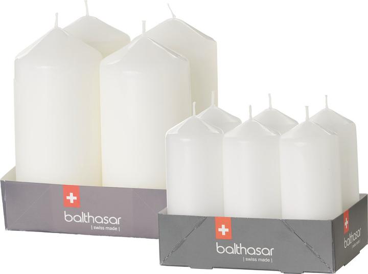 Image du produit Balthasar Cylindre bougie blanche 6er (6 pcs)