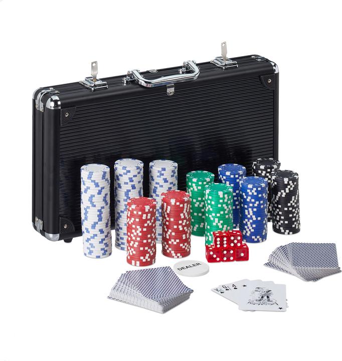 Productafbeelding Relaxdays Poker geval (Meertalig)