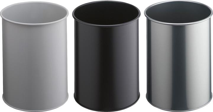 Produktbild Durable Papierkorb Metall 15l lichtgr (15 l)