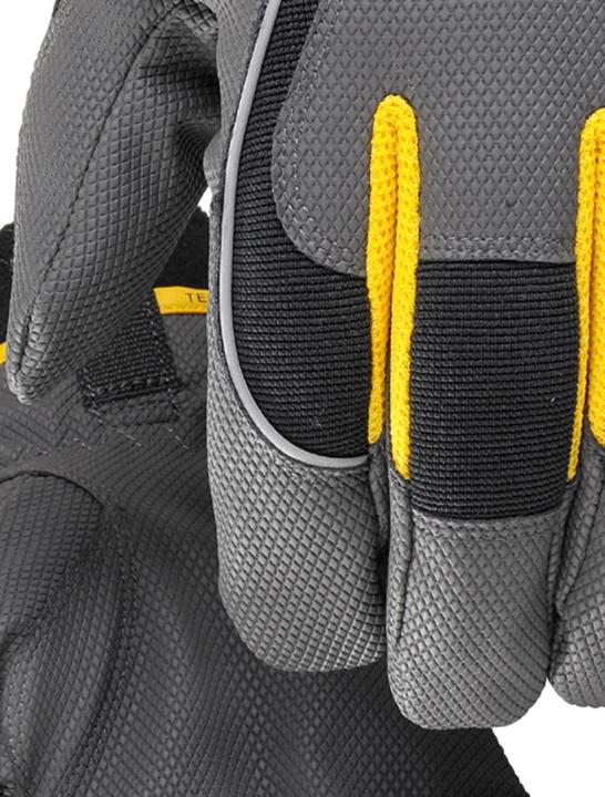 Immagine prodotto Tegera Ejendals 9126, Guanti da officina, Nero, Grigio, Giallo, Adulto, Unisex, Antigraffio (8)