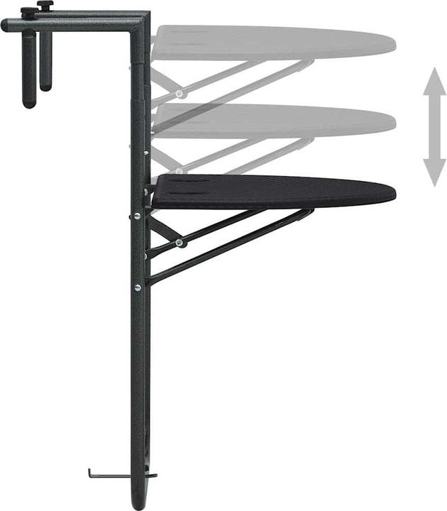 Actual product image VidaXL Balcony table (60 cm)
