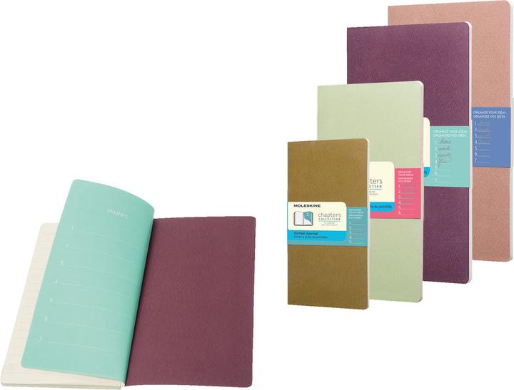 Actual product image Moleskine Chapters notebook (Lined, Hardcover)