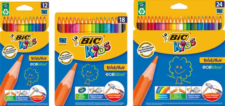 Produktbild Bic Kids Evolution (Sortiert, 12 x)