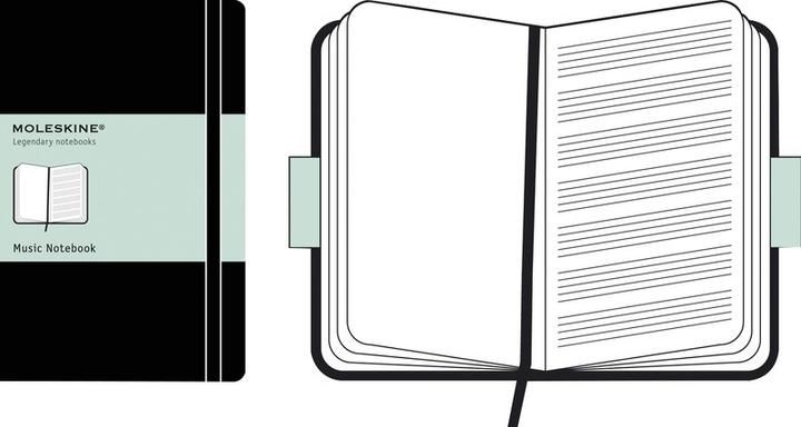Actual product image Moleskine Creative music (A5, Lined, Hardcover)