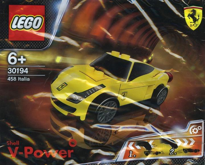 Image du produit LEGO Speed Champions Ferrari Shell V-Power Promo Ferrari 458 Italia Polybag (30194)