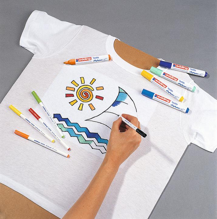 Produktbild Edding Textil Marker 4500 (Sortiert, 2 mm, 5 x)