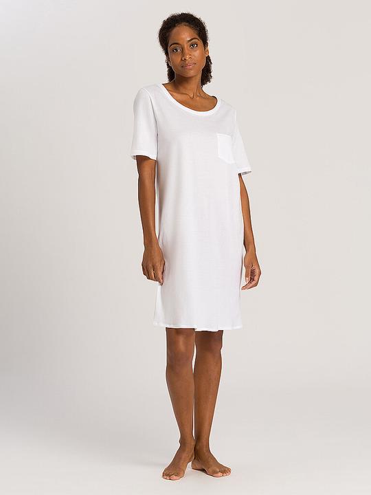 Image du produit Hanro Cotton Deluxe Chemise de nuit manches courtes (M)