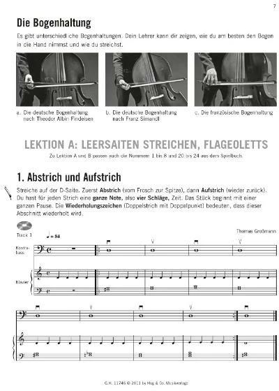 Produktbild Kontrabass ABC, mit Audio-CD. Bd.1 (Deutsch, Thomas Gro�mann, 2016)