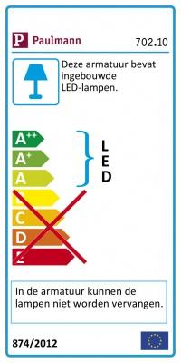 Energielabel Paulmann YourLED Uitbreiding (RGB, 97.50 cm, Interieur)