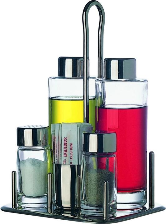 Image du produit Piazza Ménage Set 5ltg sel poivre vinaigre huile et cure-dents