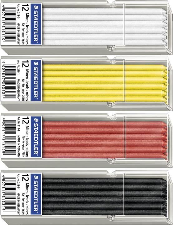 Immagine prodotto Staedtler Lumocolor omnichrome 218 ricarica non permanente (Rosso, 3 mm, 12 x)