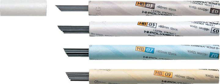 Produktbild Pentel Bleistiftminen Hi-Polymer 120 (Ersatzmine, Schwarz, 0.30 mm)