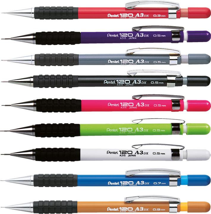 Immagine prodotto Pentel Matita meccanica 120 A3 DX (0.70 mm, HB, 12 x)