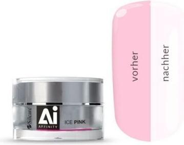 Silcare Gel Affinity Medium-Knelt Uniphase Gel To The Claw Ice Pink 15G (Rose glacé)