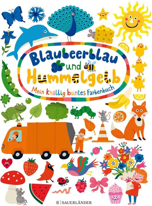 Actual product image Blaubeerblau und Hummelgelb Mein knallig buntes Farbenbuch (German)