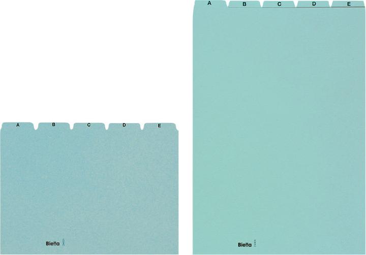 Produktbild Biella Kartei-Leitkarten Alphabet A - Z blanko (A5, 450 g/m², 25 x)