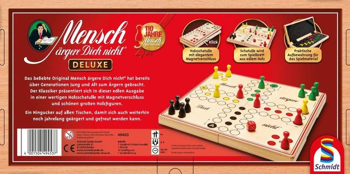 Produktbild Schmidt Spiele Mensch ärgere Dich nicht Deluxe (d) (Deutsch)