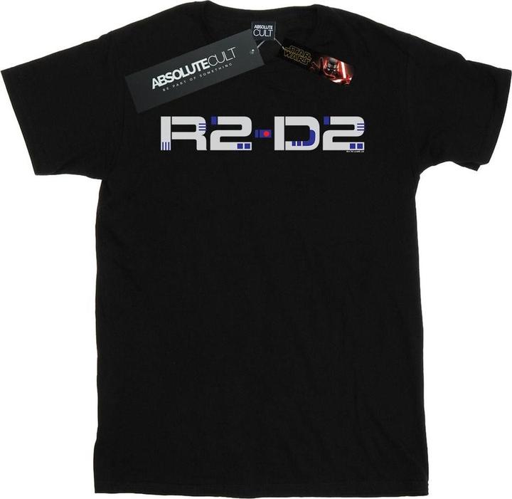 Star Wars The Rise Of Skywalker R2D2 Text Logo TShirt (5XL)