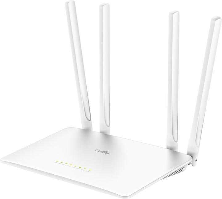 Actual product image Cudy WR1200 wireless router Fast Ethernet Dual-band ( / ) White