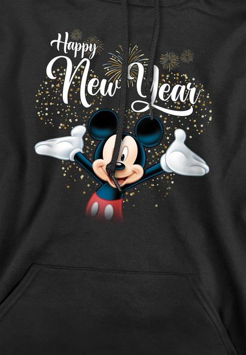Actual product image Disney Mens Mickey Mouse New Year Hoodie (M)