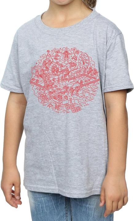 Produktbild Star Wars Christmas Death Star TShirt Mädchen (140, 146)