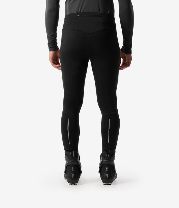 Image du produit Wedze Pantalon de ski de fond collant coupe-vent homme, 500 noir (W34/L34)