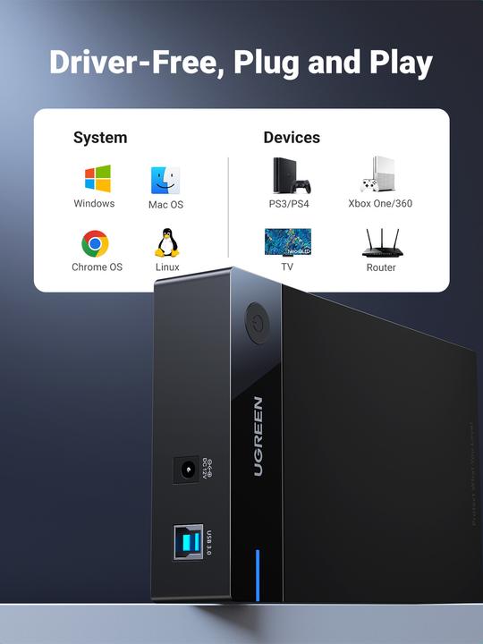 Actual product image Ugreen HDD Hard disk drive (3.5")