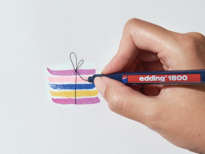Produktbild Edding Brushpen 1340 (Blau, 1 x)