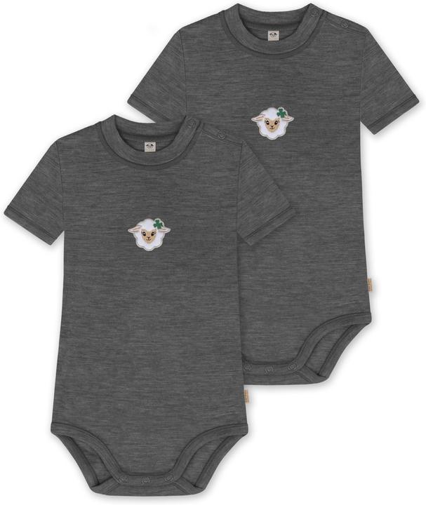 Normani 2er Set Baby Merino Kurzarmbody „Tihoi" - 9313
