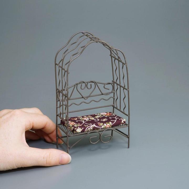 Produktbild Reutter 001.807/3 - Gartenbank mit Rosenbogen, Miniatur