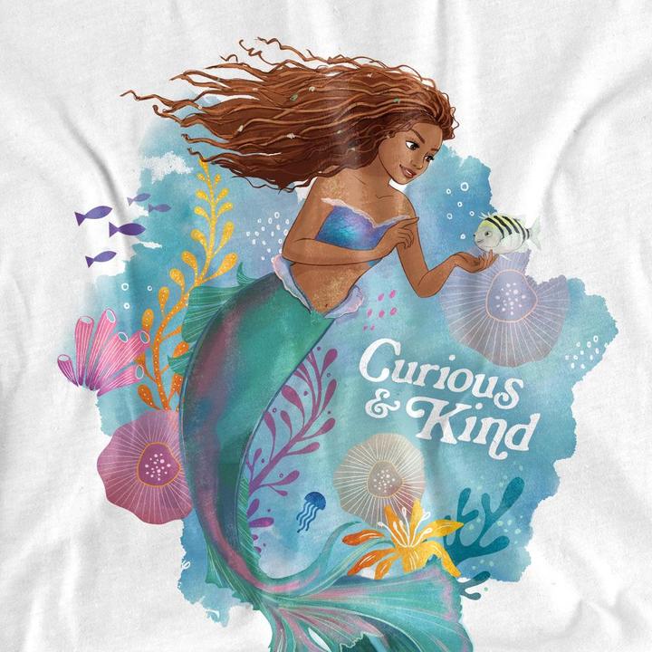 Immagine prodotto The Little Mermaid Curious And Kind Maglietta Ariel Adulto Unisex (M)