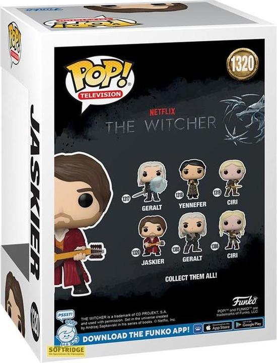 Produktbild Funko The Witcher POP! TV Vinyl figurines Jaskier 9 cm
