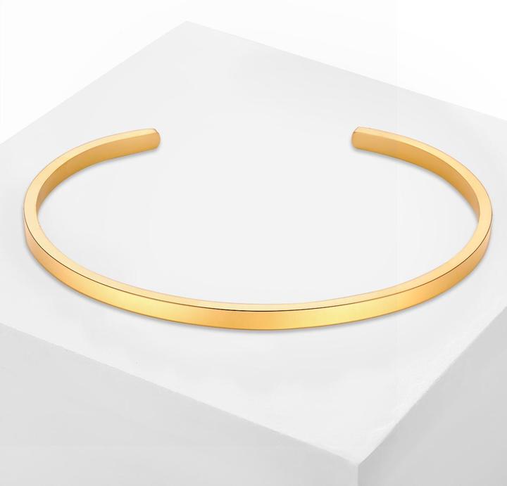 Produktbild True Rebels Herren Edelstahl Gelbgold 18,0 cm - 21,0 cm - 34142 (21 cm, Edelstahl)