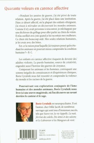 Immagine prodotto Odile Quarante voleurs en carence affective (Francese, Boris Cyrulnik, 2023)