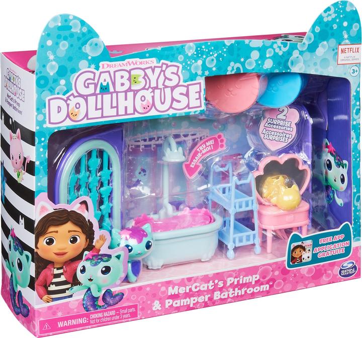 Image du produit Gabby's Dollhouse Chambre Deluxe MerCat's Bathroom
